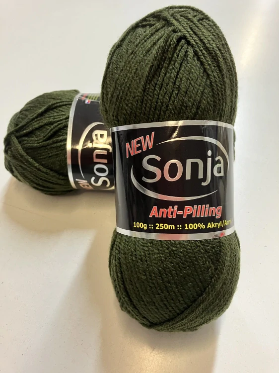 Příze Sonja New Khaki tmavá 59