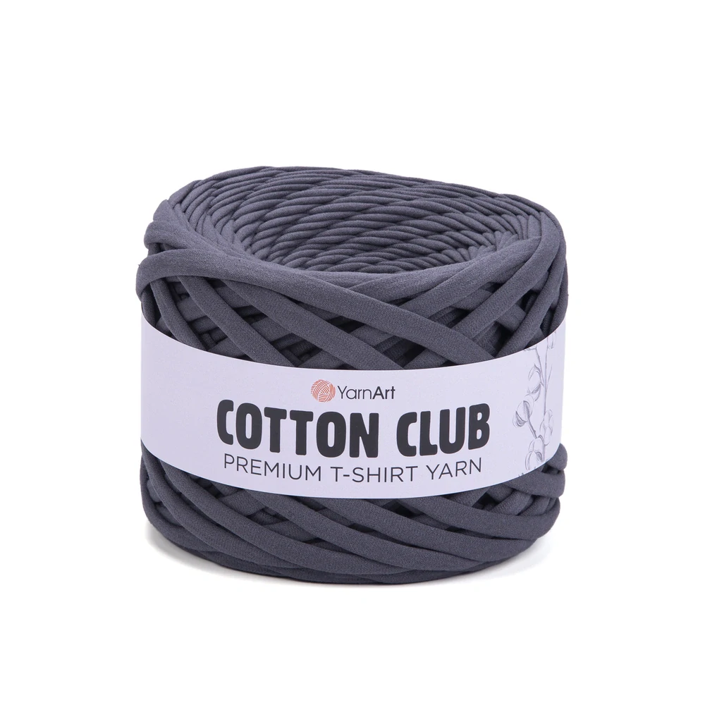 Příze Cotton Club 7301 Tmavě šedá