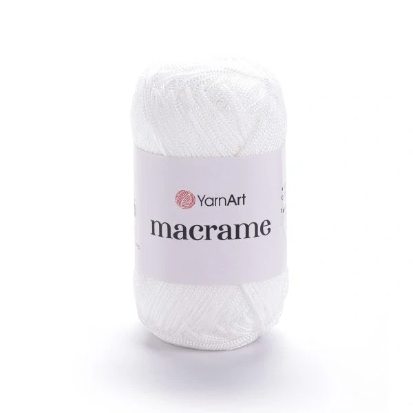 Příze Macrame 154 Bílá
