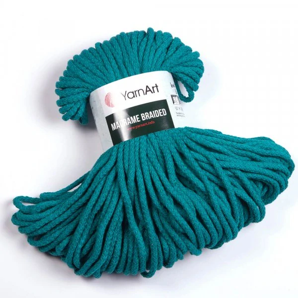 Macrame Braided 783 Petrolejová