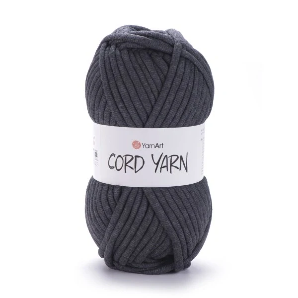 Cord Yarn 758 Tmavě šedá
