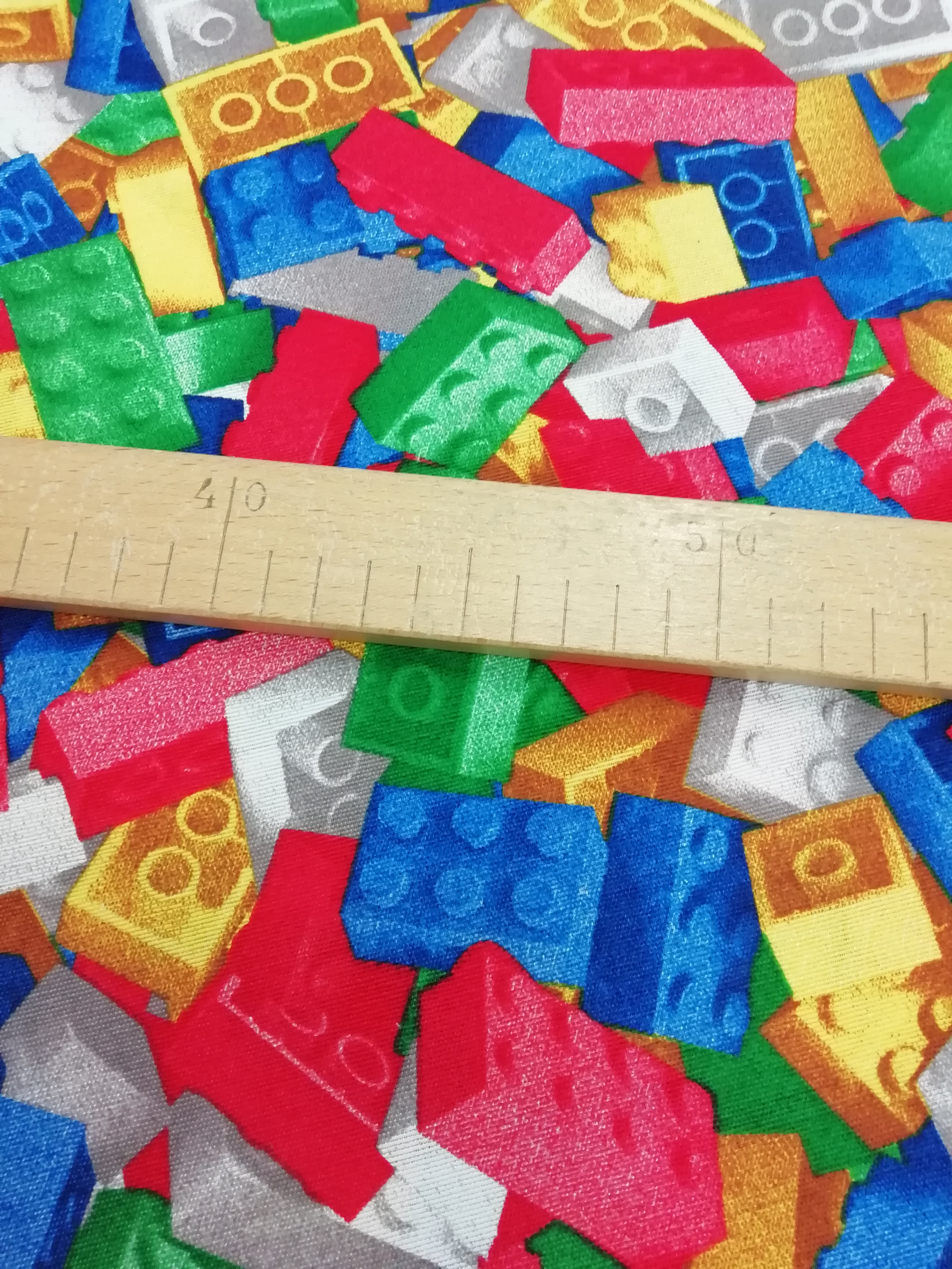 Dekorační látka vzor lego
