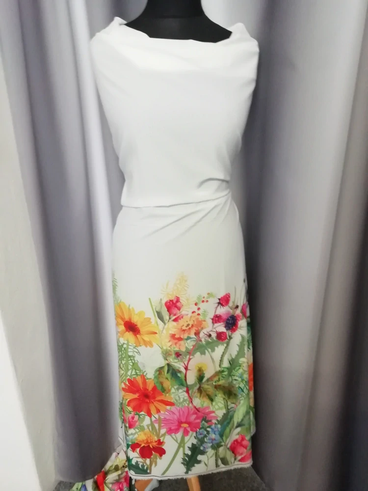 Silky vzor bordura letní louka