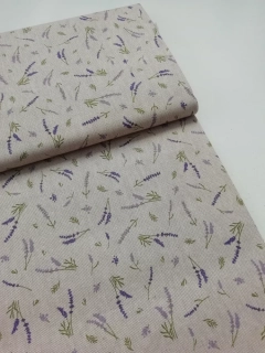 Dekorační látka vzor drobná levandule