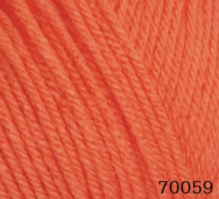 Příze Everyday Oranžová tlumená 059