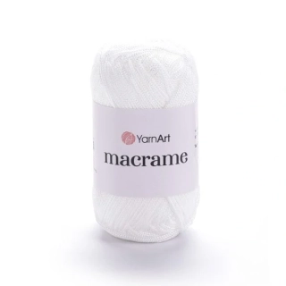 Příze Macrame 154 Bílá