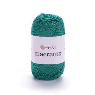 Příze Macrame 158 Zelená smaragdová