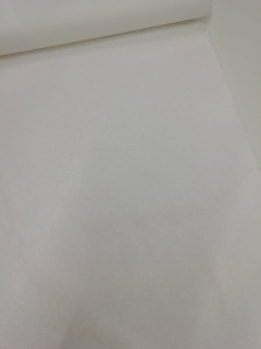 Bavlněné plátno vzor bílé květiny na béžové