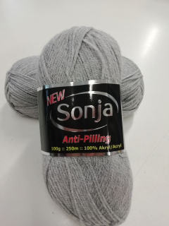 Příze Sonja New 804 Světle šedá