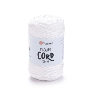Macrame cord 751 Bílá