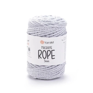 Macrame Rope 3 mm 756 Světle šedá